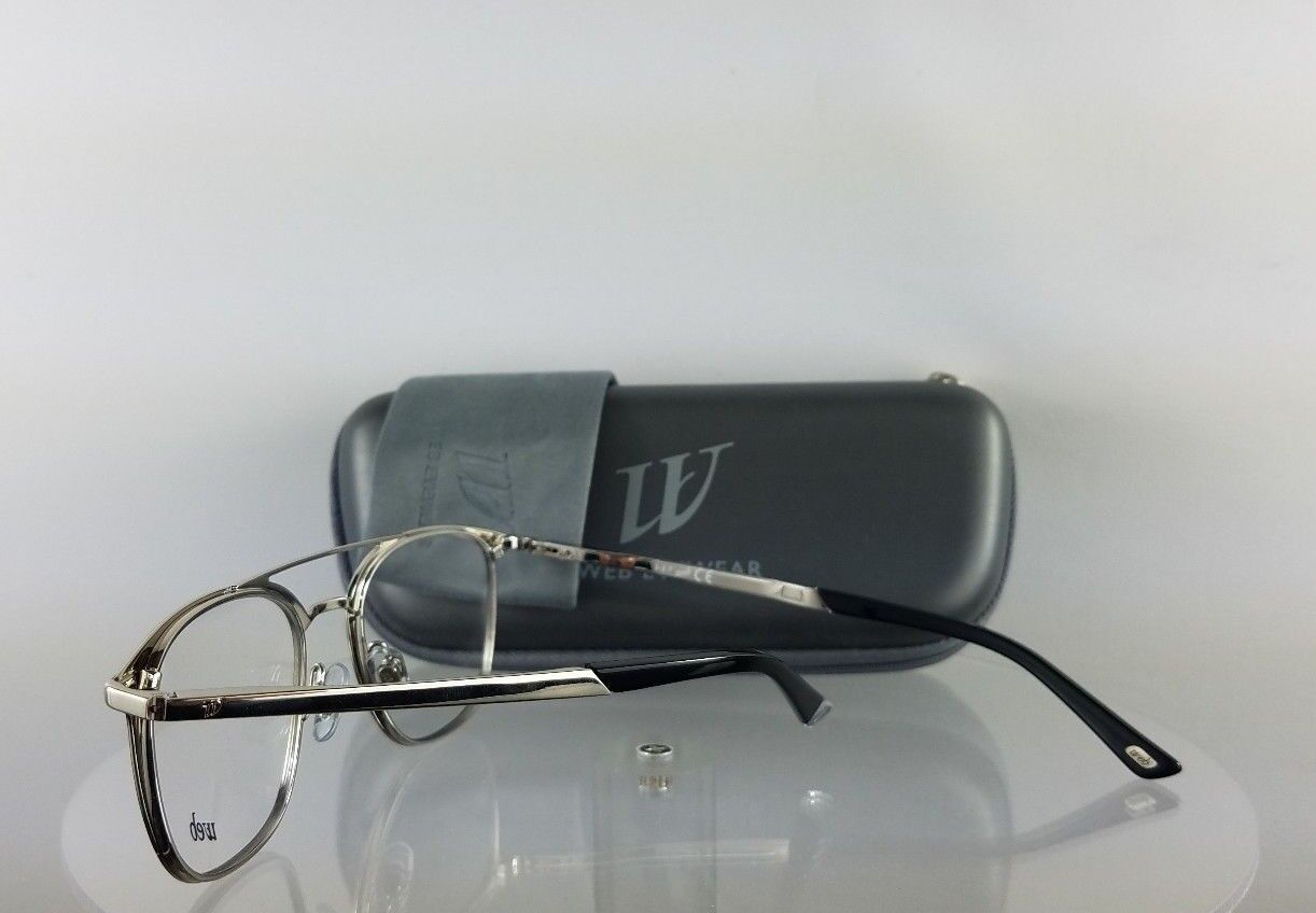 Brand New Authentic Web Eyeglasses WE 5241 Col. 016 Black Silver 49mm