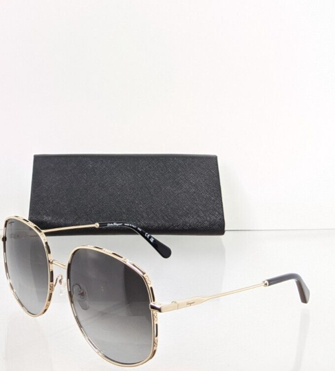 Brand New Authentic Salvatore Ferragamo SF277S 733 Gold 61mm 277 Frame