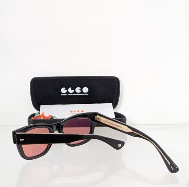 Brand Authentic Garrett Leight Sunglasses WOZ Black 49mm Frame