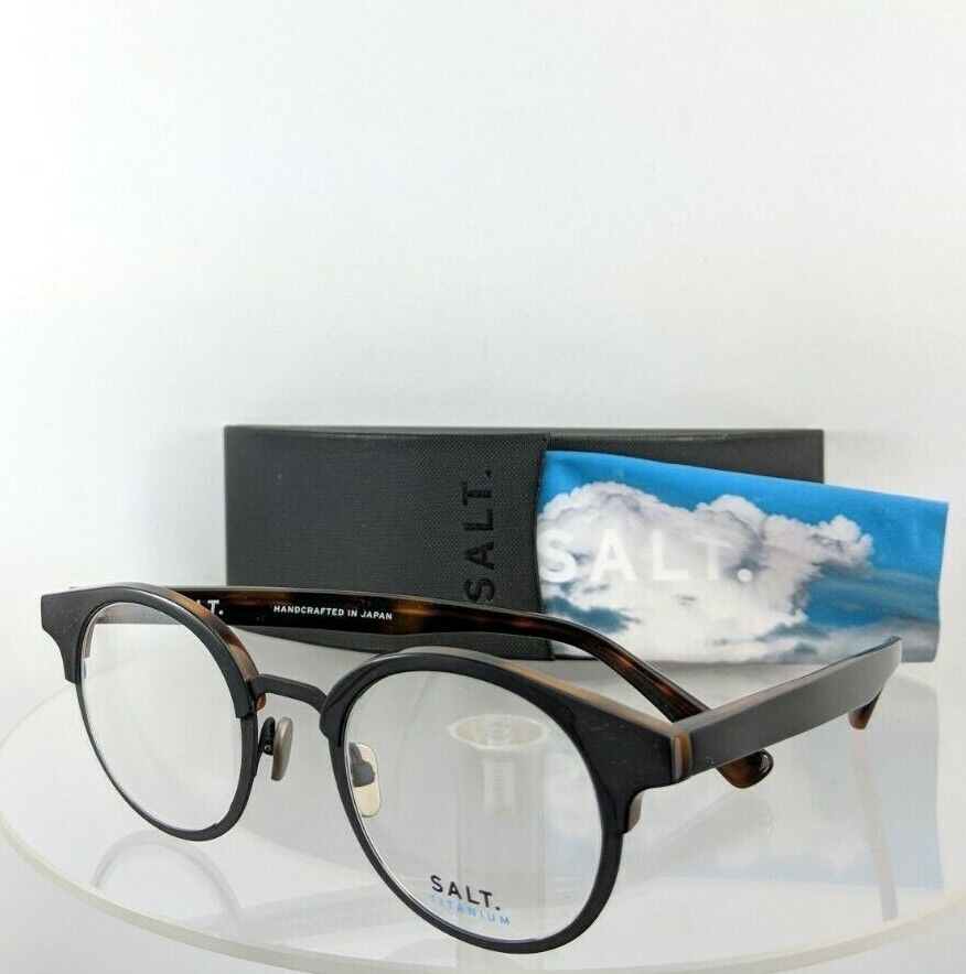 Brand New Authentic Salt Eyeglasses Rumack Bkok Titanium Hand Made Frame 46Mm