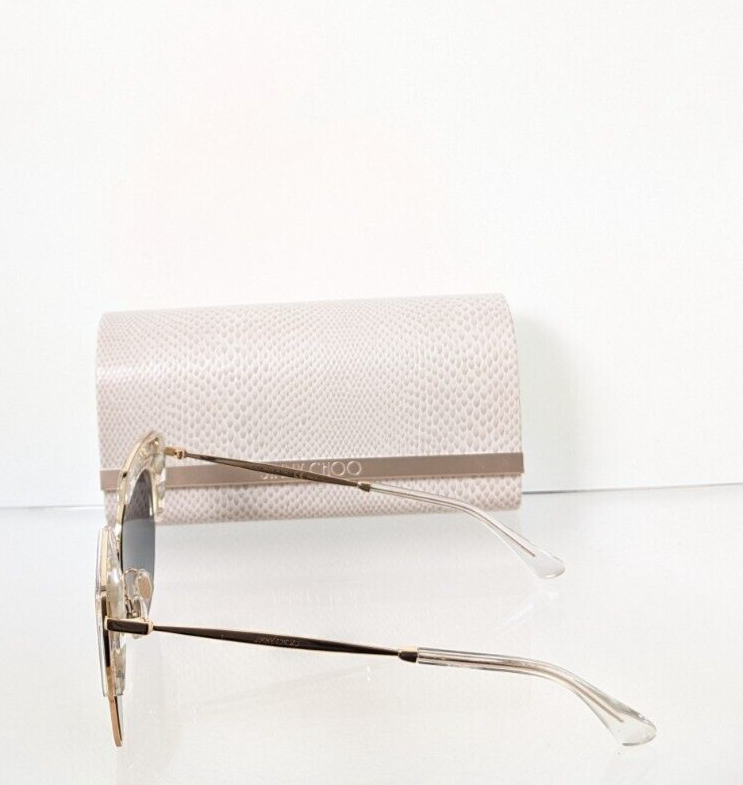 Brand New Authentic Jimmy Choo Sunglasses Audrey /S REJFQ Crystal/Gold Frame