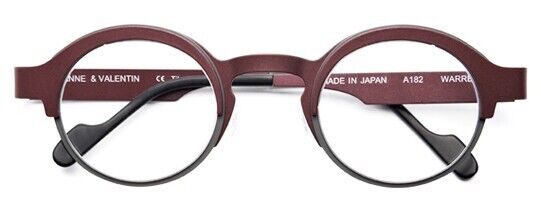 New Authentic Anne & Valentin Eyeglasses Warren A182 Made in Japan Frame