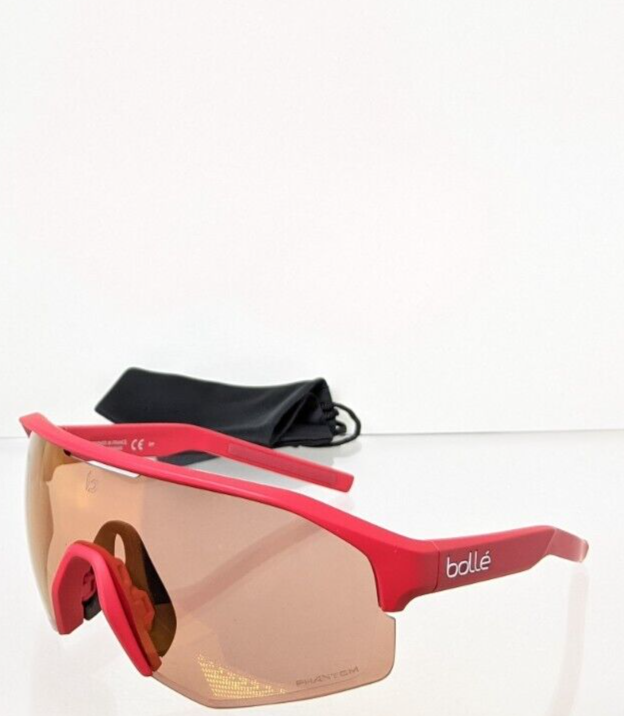 Brand New Authentic Bolle Sunglasses Lightshifter XL PHANTOM BROWN RED Frame