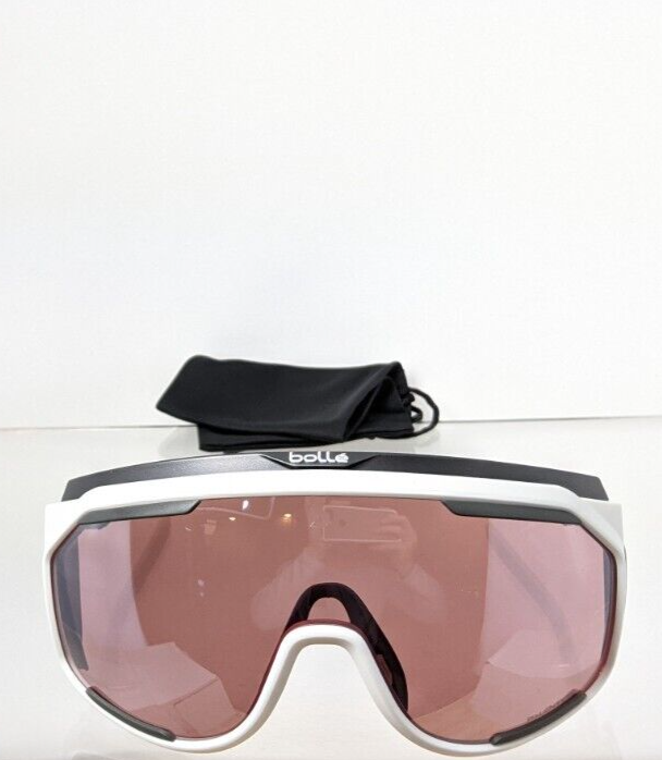 Brand New Authentic Bolle Sunglasses CHRONOSHIELD Matte White Grey Frame