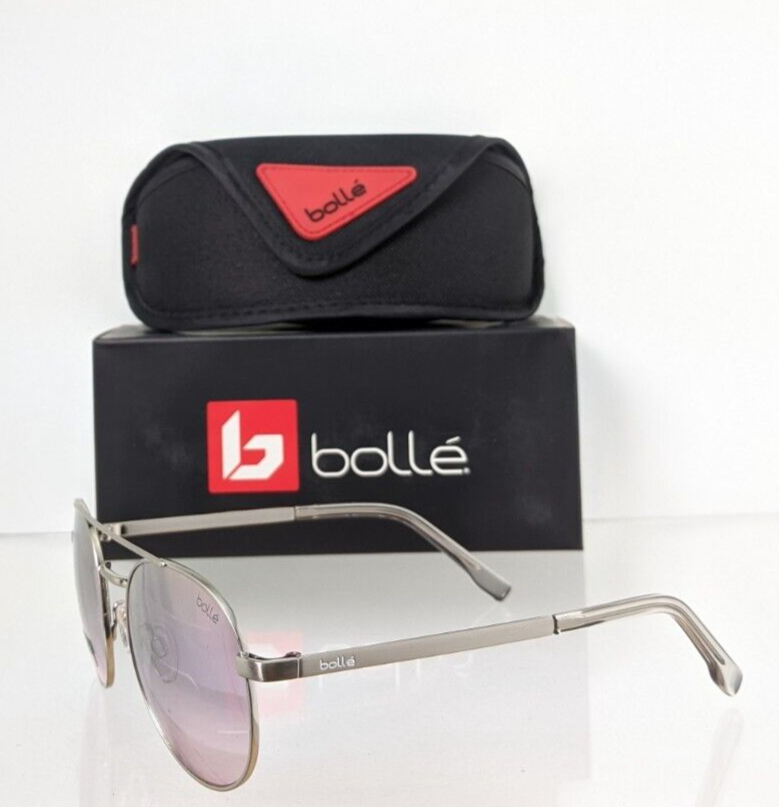 Brand New Authentic Bolle Sunglasses Ova 12590 GZ Silver Frame