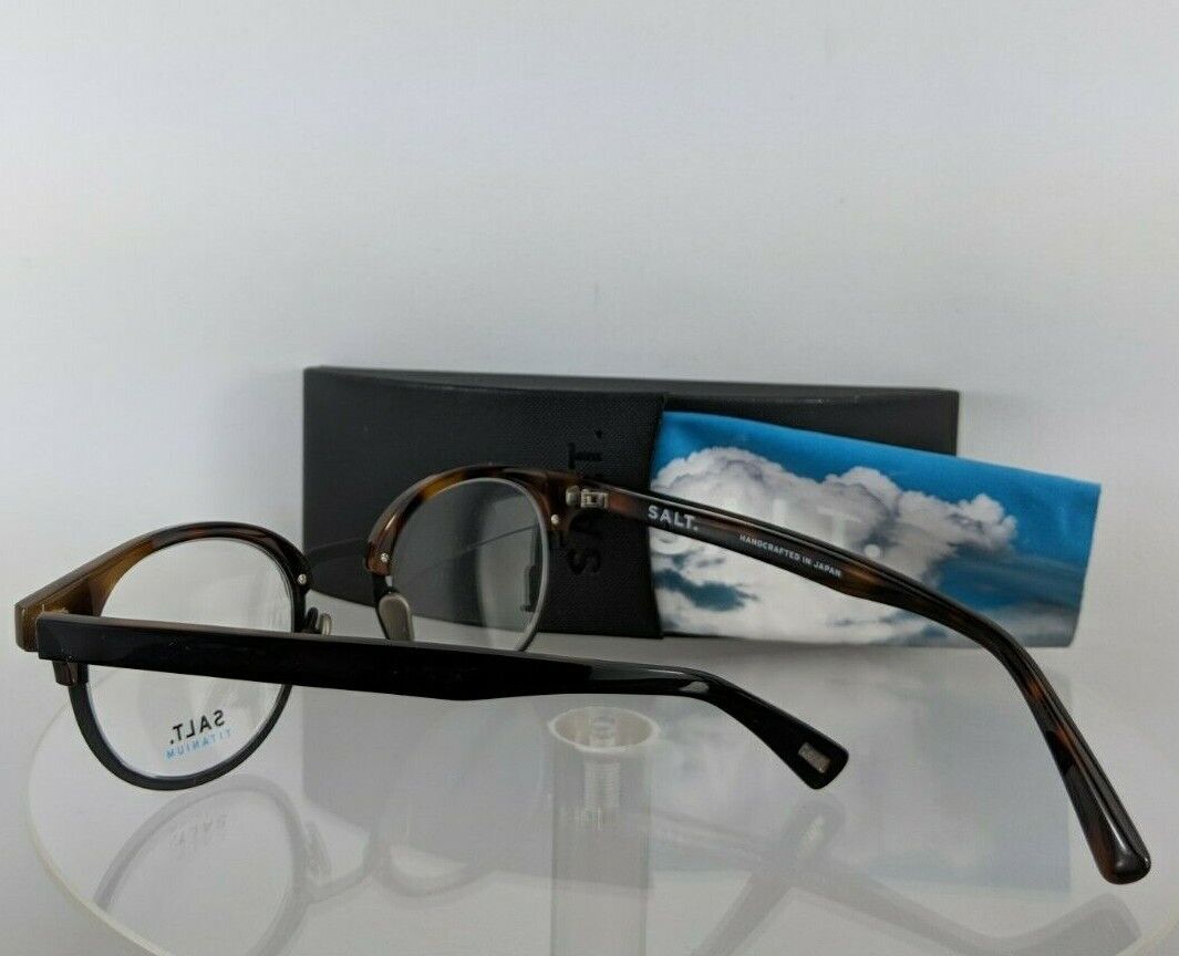 Brand New Authentic Salt Eyeglasses Rumack Bkok Titanium Hand Made Frame 46Mm