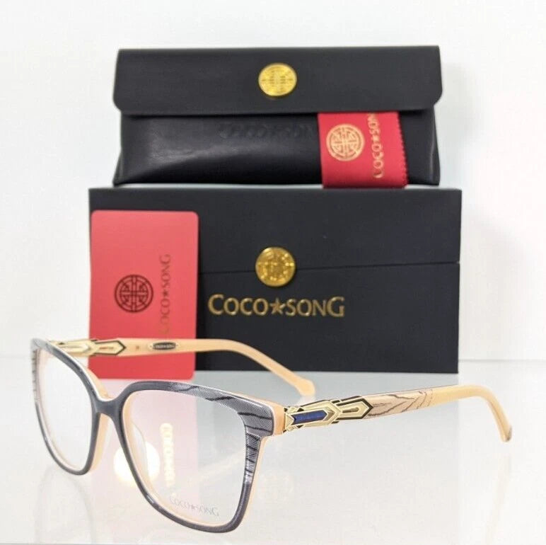 Brand New Authentic COCO SONG Eyeglasses Happy Vibes Col. 1 55mm CV267
