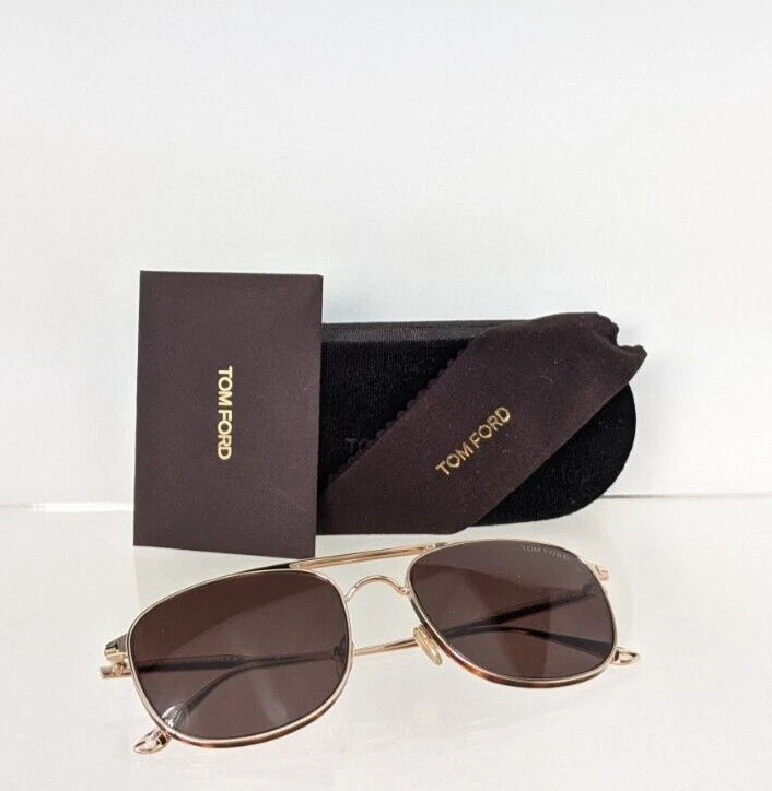 New Authentic Tom Ford Sunglasses FT TF 0827 TF827 28E JAKE Gold Frame