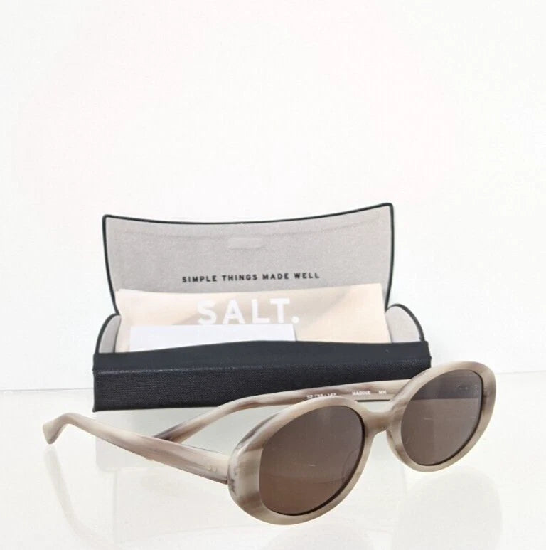 Brand New Authentic Salt Sunglasses NADINE MH Polarized Ivory 52mm Frame