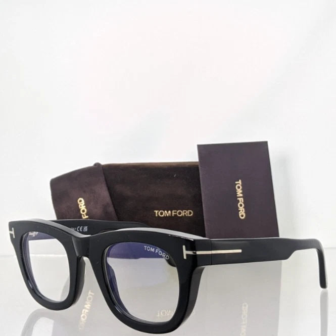 Brand New Authentic Tom Ford TF 5872 Eyeglasses 001 Frame FT 5872-B ECO 48mm