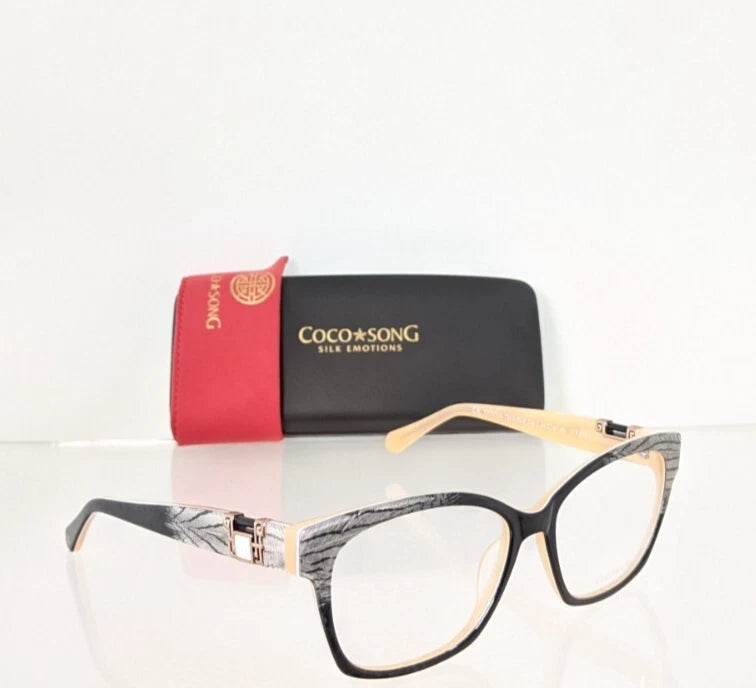 New Authentic COCO SONG Eyeglasses Crystal Trouble Col. 1 55mm CV163