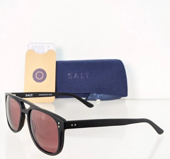 New Authentic Salt Sunglasses VENTURA MBK Polarized Black 57mm Frame