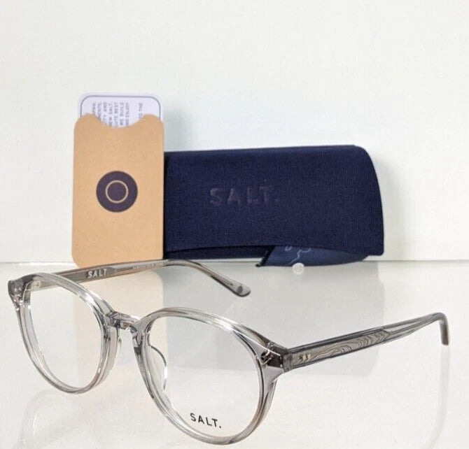 New Authentic SALT Eyeglasses JEFFERSON SG Grey Clear 51mm Frame