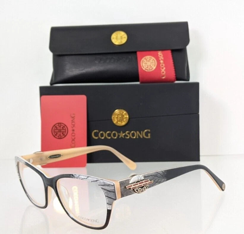Brand New Authentic COCO SONG Eyeglasses Sunset Horizon Col. 1 55mm CV160