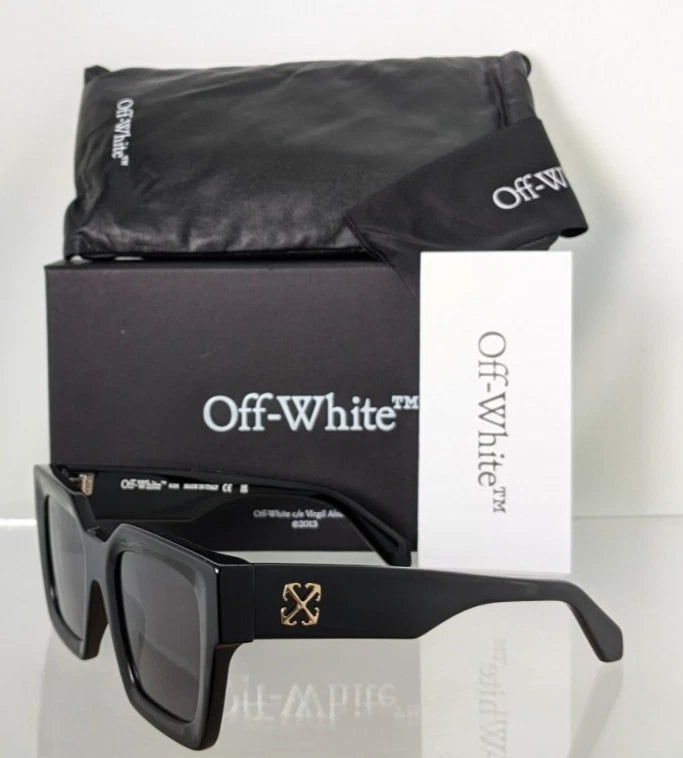 New Authentic OFF WHITE Sunglasses JACKSON 1007 Black OERI 131