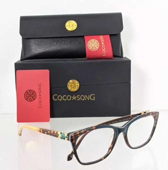 Brand New Authentic COCO SONG Eyeglasses Freedom Sound Col. 2 55mm CV265