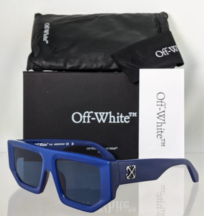 New Authentic OFF WHITE Sunglasses VANCOUVER 4545 Blue 53mm OERI13F