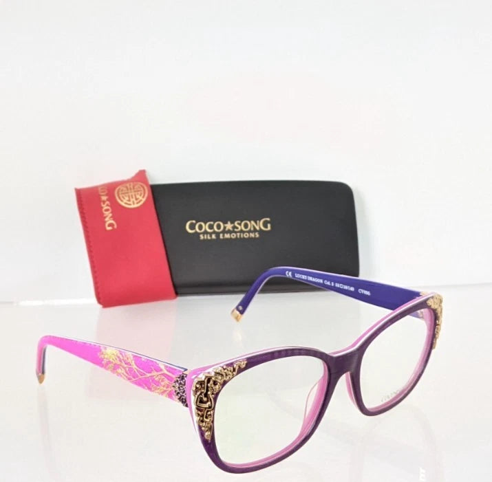 New Authentic COCO SONG Eyeglasses Lucky Dragon Col. 3 53mm CV095
