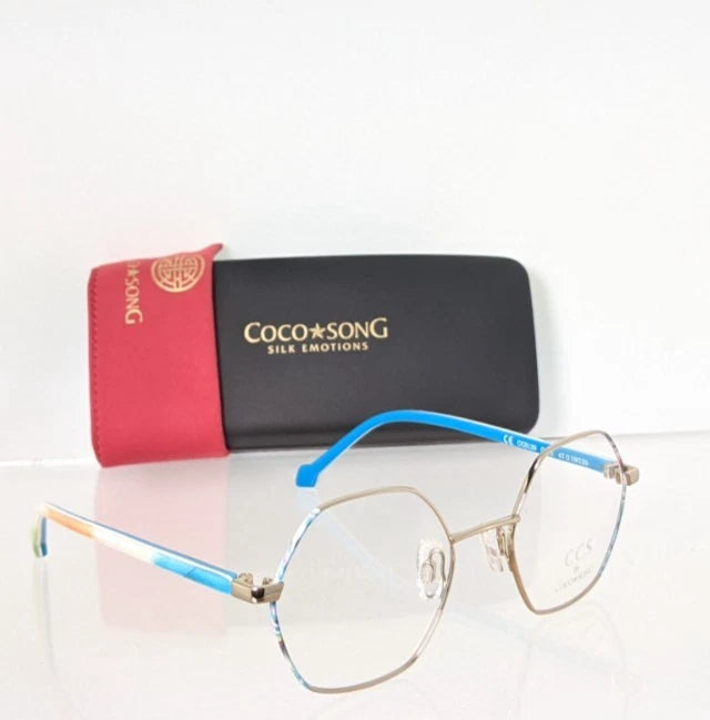 New Authentic CCS by COCO SONG Eyeglasses CCS 129 Col. 1 47mm