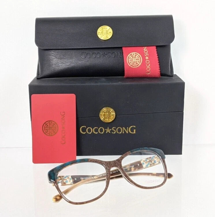 Brand New Authentic COCO SONG Eyeglasses Just Illusion Col. 2 53mm CV166