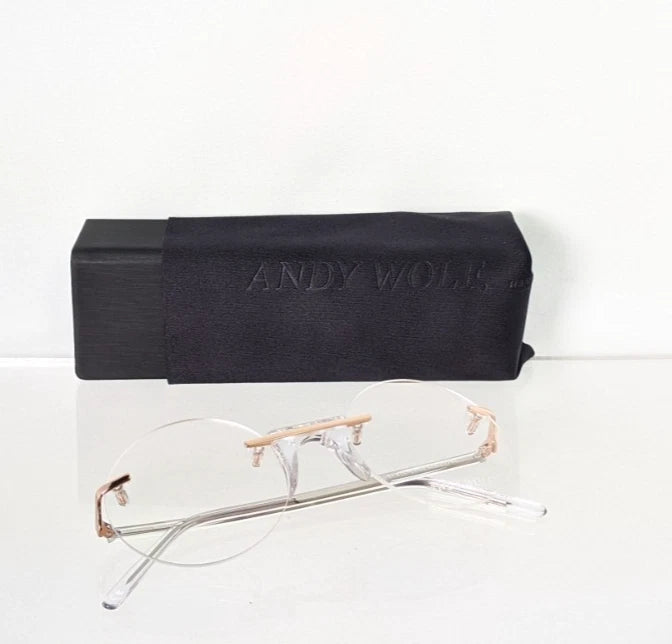 New Authentic Andy Wolf Eyeglasses EPSTEIN Col. c Hand Made Austria 52mm Frame