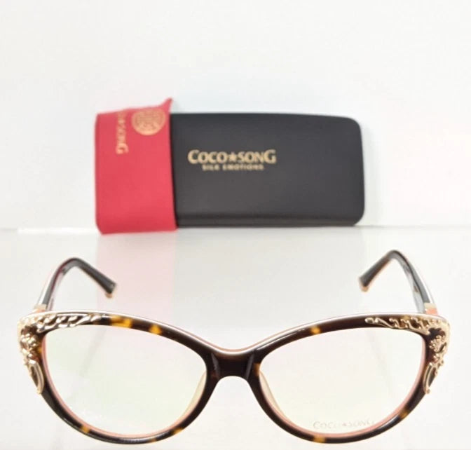 New Authentic COCO SONG Eyeglasses Golden Phoenix Col. 4 54mm CV093