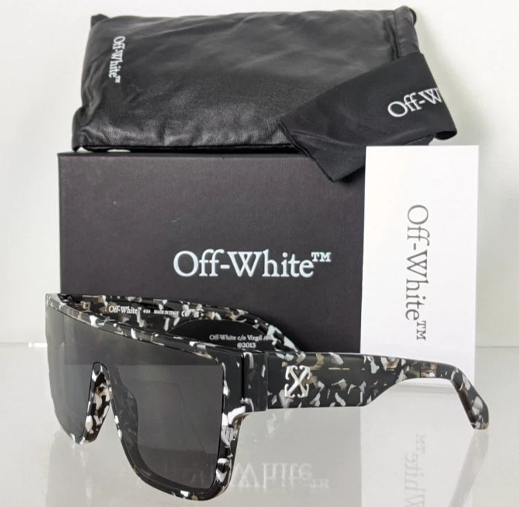 New Authentic OFF WHITE Sunglasses SYRACUSE 1207 Black & White OERI13J