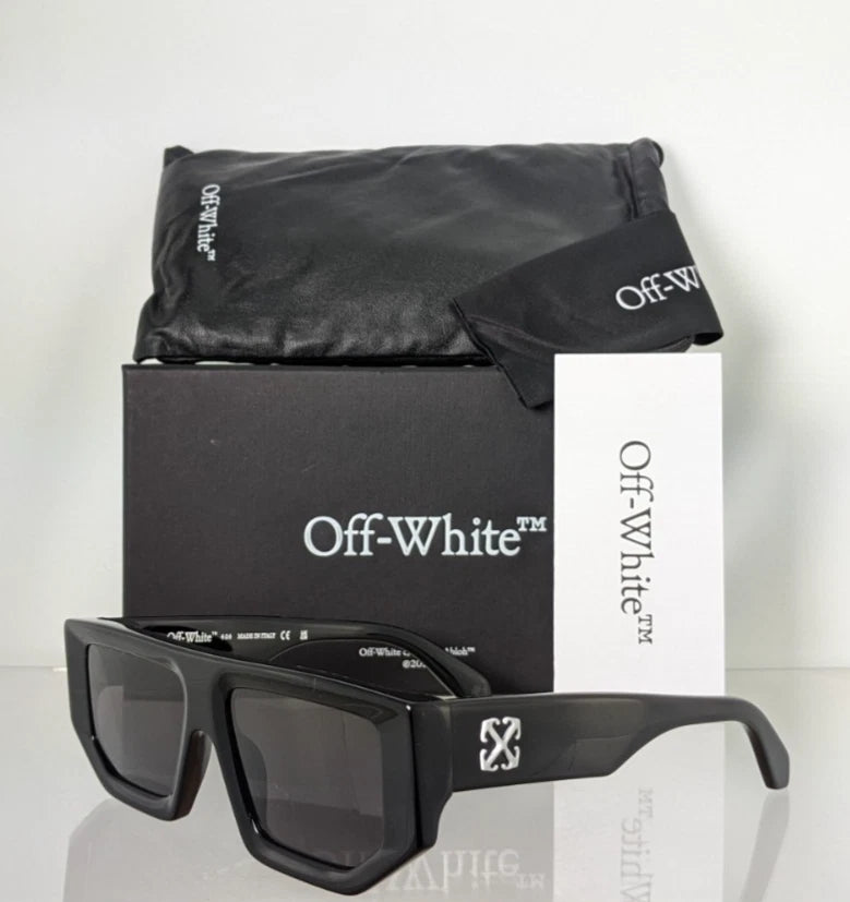 New Authentic OFF WHITE Sunglasses VANCOUVER 1007 Black 53mm OERI13F