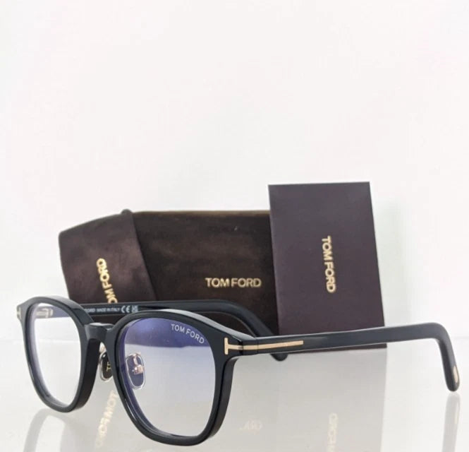 Brand New Authentic Tom Ford TF 5858 Eyeglasses 001 Frame FT 5858-D 49mm