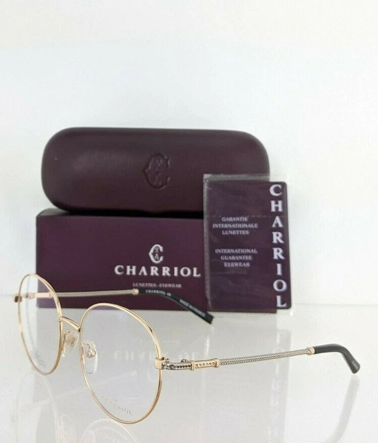 Brand New Authentic Charriol Eyeglasses PC 71022 PC71022 C02 51mm Black Gold