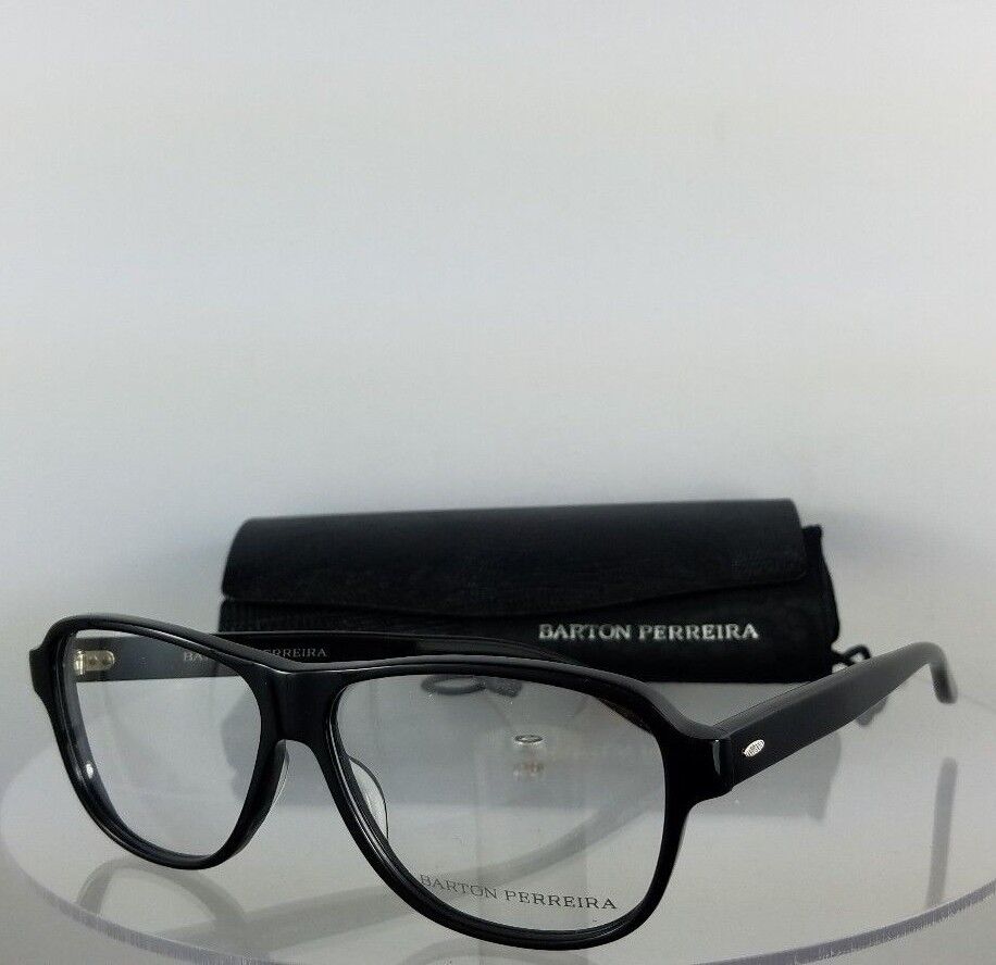 Brand New Authentic Barton Perreira Eyeglasses Newmar Black Frame
