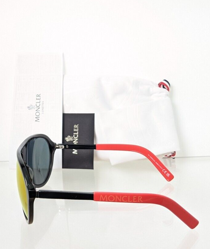 Brand New Authentic Moncler Sunglasses MONCLER ML 0289 01G Roque Frame