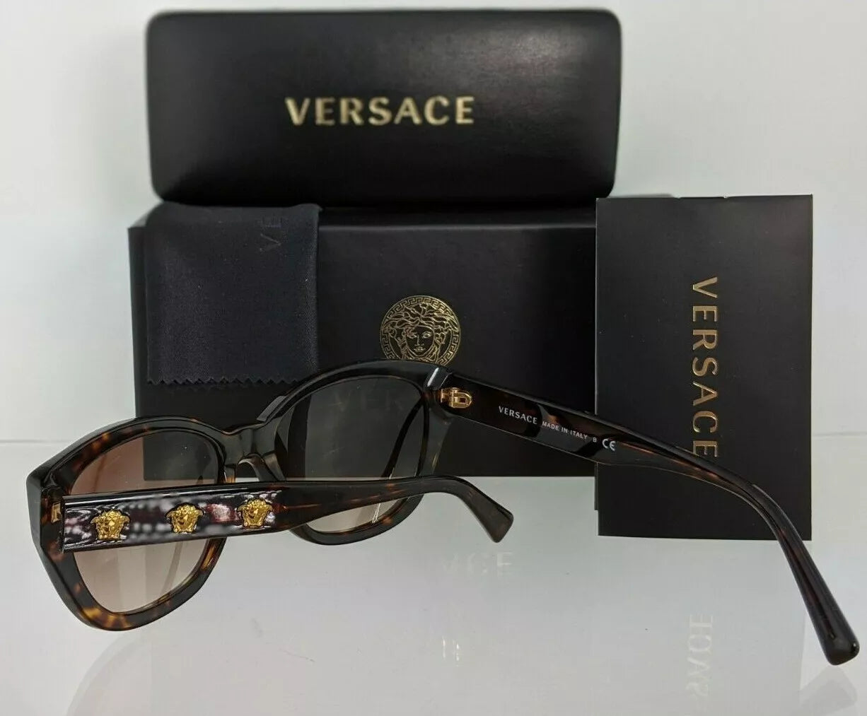 Brand New Authentic Versace Sunglasses Mod. 4343 108/13 with defects