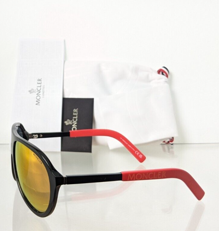 Brand New Authentic Moncler Sunglasses MONCLER ML 0289 01G Roque Frame