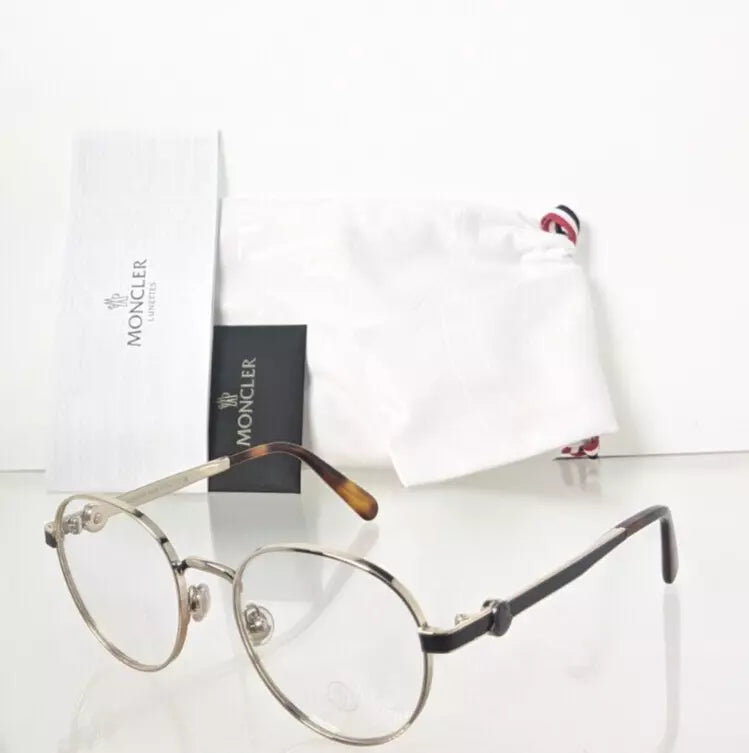 Brand New Authentic Moncler Eyeglasses ML 5179 032 51mm Black/Gold Frame