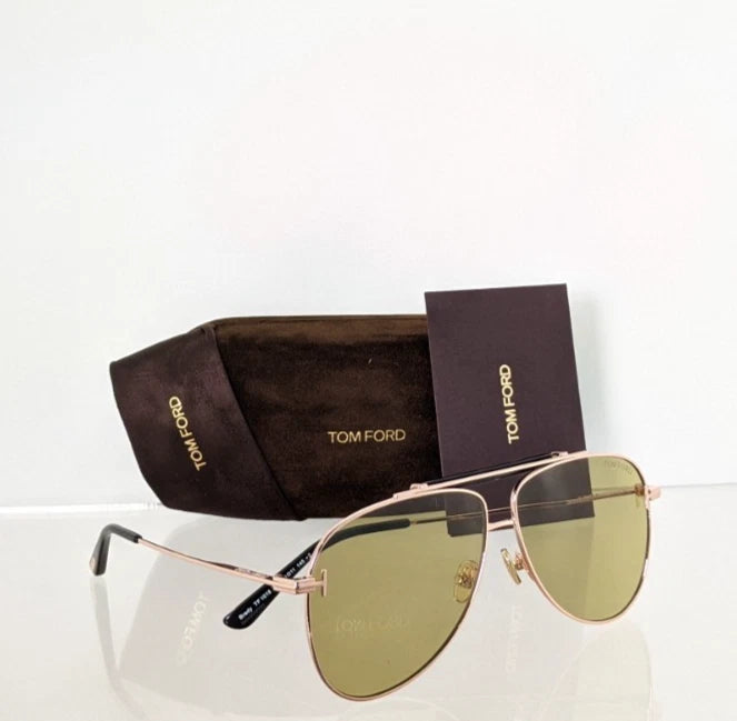 New Authentic Tom Ford Sunglasses TF 1018 28N Brady 60mm FT 1018 Frame