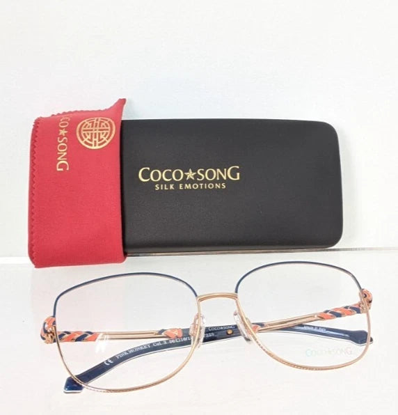 New Authentic COCO SONG Eyeglasses Pink Monkey Col. 3 56mm CV225