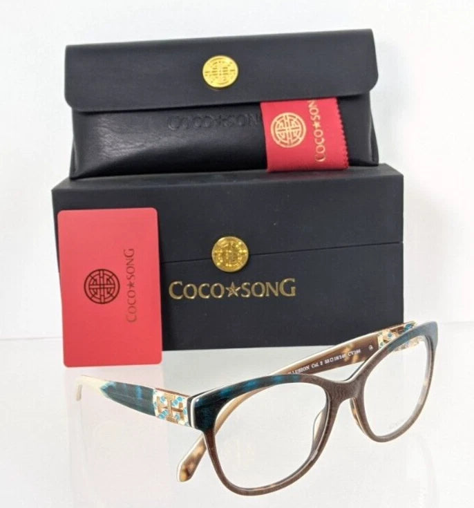 Brand New Authentic COCO SONG Eyeglasses Just Illusion Col. 2 53mm CV166