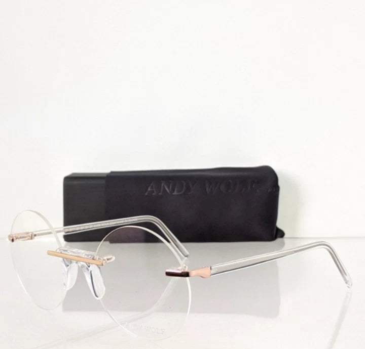 New Authentic Andy Wolf Eyeglasses EPSTEIN Col. c Hand Made Austria 52mm Frame