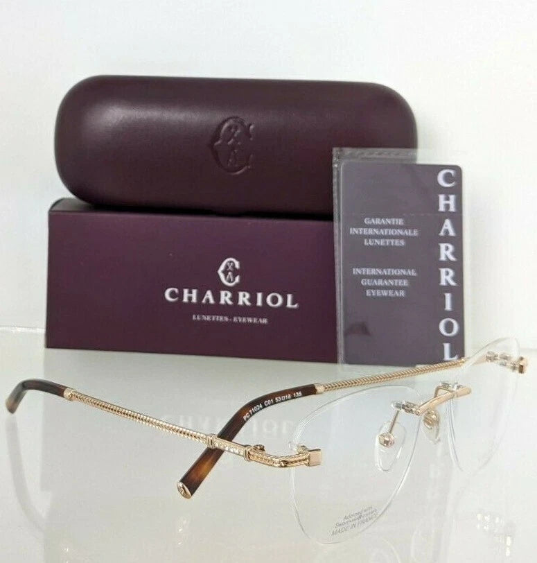 Brand New Authentic Charriol Eyeglasses PC 71024 C01 PC71024 53mm Frame