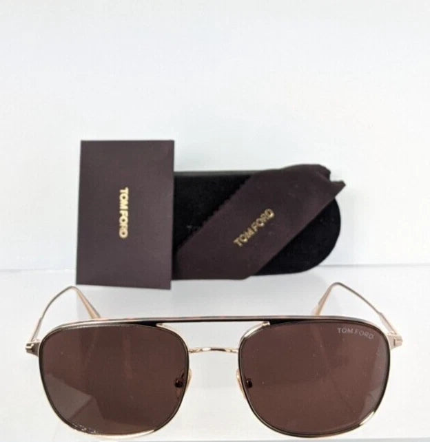 New Authentic Tom Ford Sunglasses FT TF 0827 TF827 28E JAKE Gold Frame
