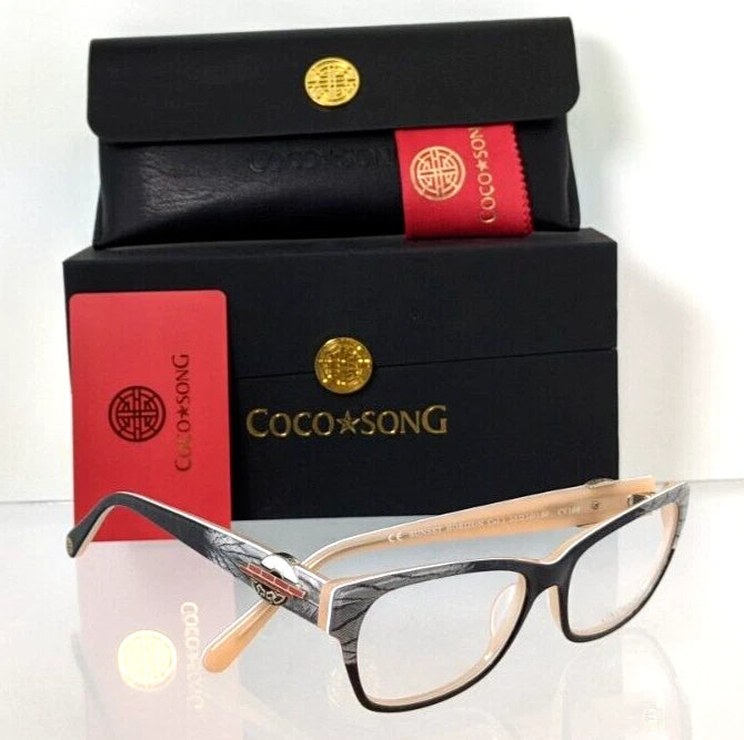 Brand New Authentic COCO SONG Eyeglasses Sunset Horizon Col. 1 55mm CV160