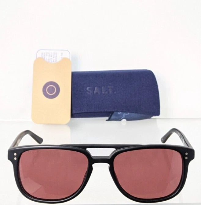 New Authentic Salt Sunglasses VENTURA MBK Polarized Black 57mm Frame