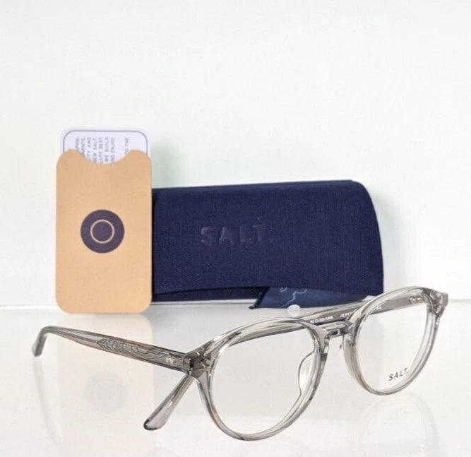 New Authentic SALT Eyeglasses JEFFERSON SG Grey Clear 51mm Frame