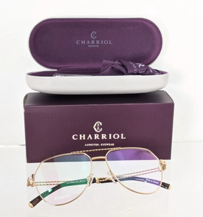 Brand New Authentic Charriol Eyeglasses PC 75086 C01 56mm Frame PC75086