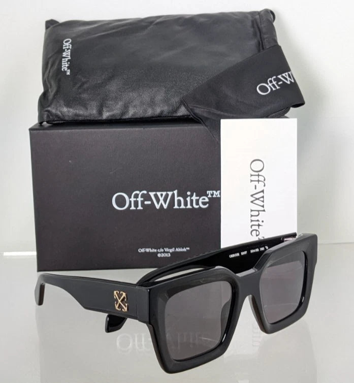 New Authentic OFF WHITE Sunglasses JACKSON 1007 Black OERI 131