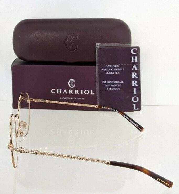 Brand New Authentic Charriol Eyeglasses PC 71022 PC71022 C01 51mm Black Gold