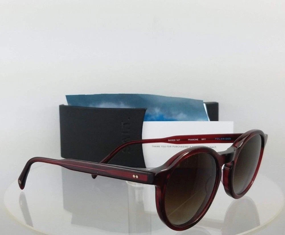 Brand New Authentic Salt Sunglasses Francine Bry Red 55Mm Polarized Frame