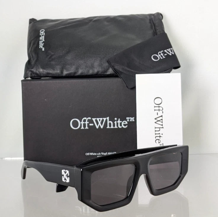 New Authentic OFF WHITE Sunglasses VANCOUVER 1007 Black 53mm OERI13F