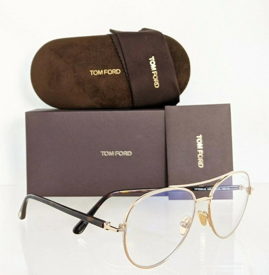 Brand New Authentic Tom Ford TF 5684 Eyeglasses 028 Frame FT 5684-B 55mm Frame